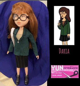 OOAK DARIA Doll - Handmade Collector Collectible Art Custom Handmade Retro Mtv - Picture 1 of 10