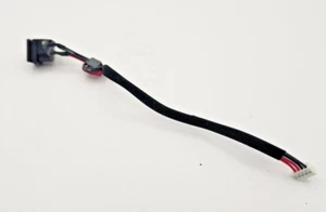 Conector y cable de alimentación de CC para computadora portátil Toshiba L505-S6946 L505-S6953 - genuino - Imagen 1 de 4