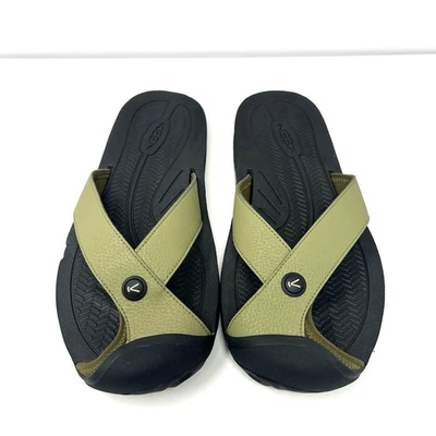 Sandalia Chancla Keen Barbados Para Hombre Punta Cerrada Talla 12 Martini Negro Oliva Nueva Sin Caja Foto 1 de 4