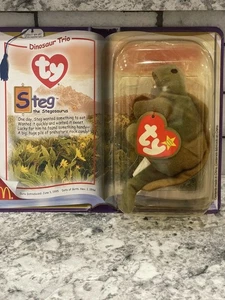 TY Teenie Beanie Baby "Steg" Bär, - Bild 1 von 4