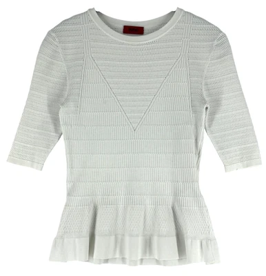 Camisa De Manga 3/4 Simoney Para Mujer Hugo Boss Talla S - Imagen 1 de 4