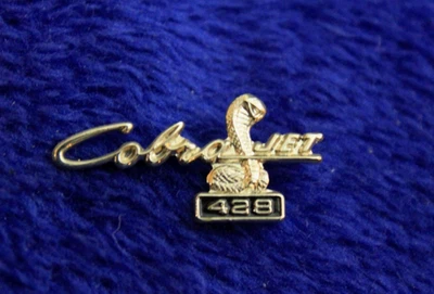 Ford Mercury Cobra Jet 428 Hat Lapel Pin Accessory Shelby Cyclone Cougar - Image 1 of 4