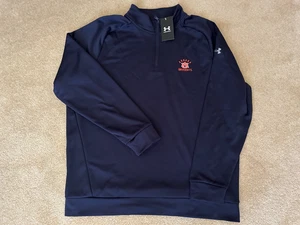 Under Armour Auburn University Tigers 1/4 Zip Langarm Herren Pullover Gr. 2XL - Bild 1 von 6