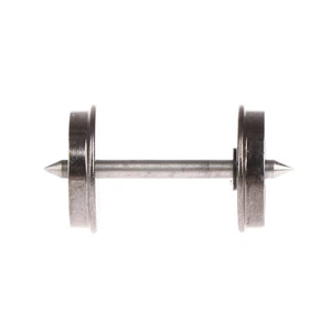 2pcs HO Scale 1:87 36'' Metal Wheels for Model Train DC wheel set C8724 - Picture 1 of 13