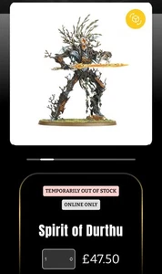 Spirit of Durthu Sylvaneth AOS - Treeman Wood Elves Old World Ent - RRP £47.50 - Picture 1 of 7