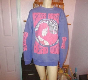 Grateful Dead Head Sweatshirt Size M Psychedelic Groovy Grunge Urban Outfitters - Picture 1 of 12