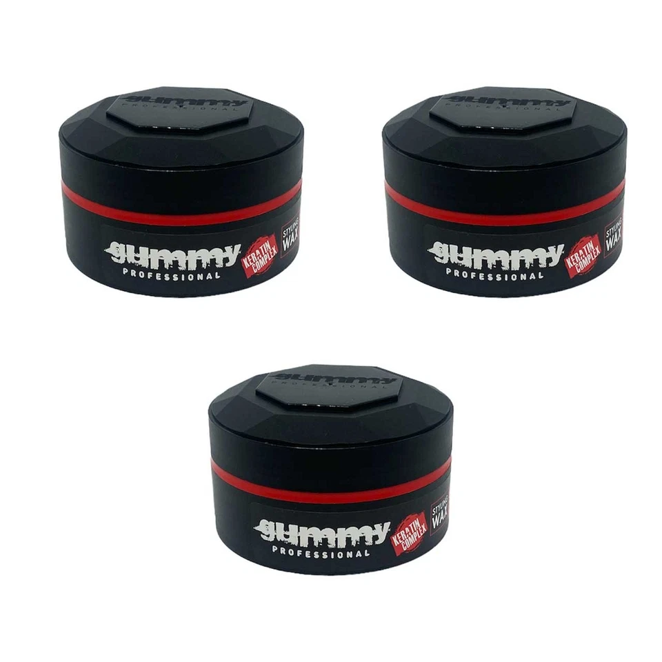 3x Gummy Professional Keratin Complex Styling Wax Ultra Hold 150ml - Bild 1 von 1