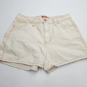 Dickies Womens Denim Carpenter Shorts Size 7/28 Beige  - Picture 1 of 10