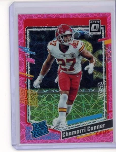 Donruss Optic Rated Pink Velocity Prizm 2023/79 Chamarri Conner #255 Rookie RC - Imagen 1 de 2