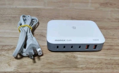 Momax Q Plug Box 100w 6 Puertos Gan con Cargador Inalámbrico  Foto 1 de 4
