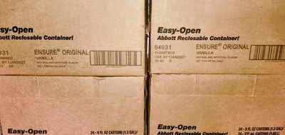 Ensure Original Nutrition Shake Vanilla 8 oz, 24 ct exp. 1/1/2027 new in box - Image 1 of 4