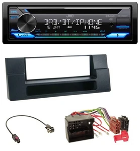 JVC Bluetooth MP3 USB DAB CD Autoradio für BMW X5 E53 5er E39 Quadlock Ablagefac - Bild 1 von 9