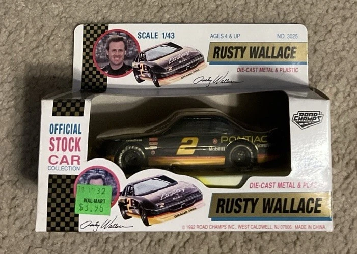 Mark Martin Diecast 1/43 No.3025 1992 Road Champs Valvoline #6 Stock Car Collect