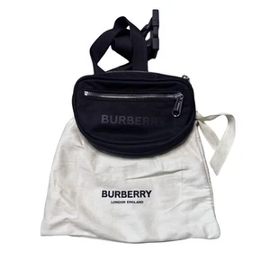 Burberry Econyl Logo Cannon Small Bumbag W COA Black - Picture 1 of 7