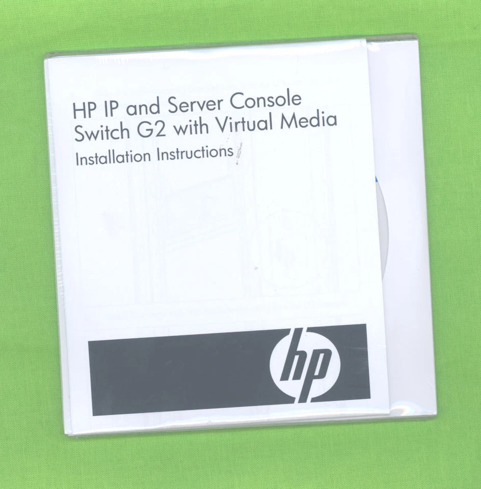 HP IP and Server Console Switch G2 with Virtual Media Installationsanweisung NEU - Bild 1 von 1