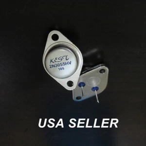 2X US Stock  2N3055HV NPN AF Amp Audio Power Transistor 15A/100V/100W - Picture 1 of 5
