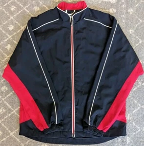 FootJoy DryJoys Tour Collection Men's L Black Golf Rain Jacket Zip Pocket Logo - Picture 1 of 7