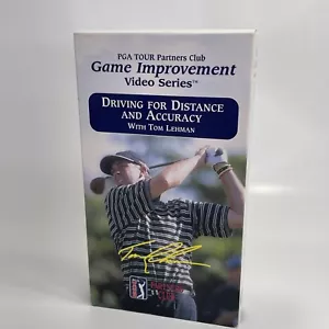 PGA Tour Golf, Driving For Distance And Accuracy (VHS, 1984) Tom Lehman - Picture 1 of 9