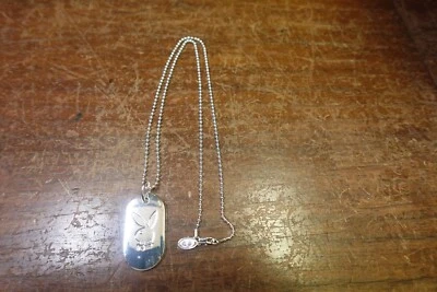 PLAYBOY BUNNY EST 1953 DOG TAG W 14" CHAIN LOT 18 - Image 1 of 4