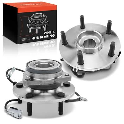 2x Conjunto de cojinete de cubo de rueda delantera para camioneta Dodge Ram 1500 1997 1998 1999 4x4 Foto 1 de 4