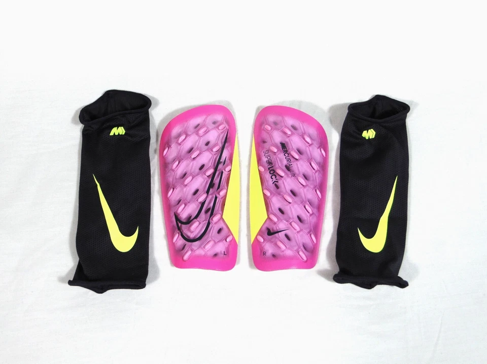 Nike Mercurial Lite SuperLock Shin Guards DV1770-606. Adult Unisex Sz Medium