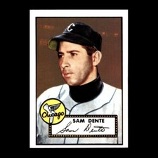 Sam Dente 1983 Topps 1952 Reprint Series Chicago White Sox #304 NM GREAT!