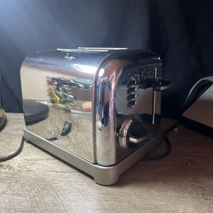 Cuisinart Metal Classic 2 Slice Toaster Stainless Steel CPT-160 Tested - Picture 1 of 7