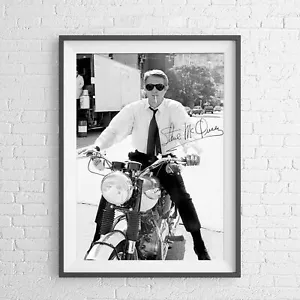STEVE MCQUEEN HOLLYWOOD MOVIE STAR POSTER PICTURE PRINT Sizes A5 to A0 **NEW** - Picture 1 of 21
