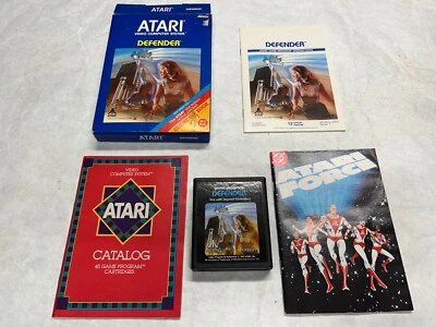 NICE Atari VCS 2600 Game NOS Complete  Open Box 1981 DEFENDER +Force Comic Book - Image 1 of 4