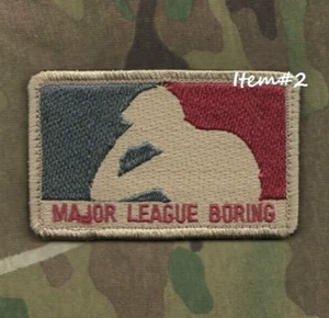 AFSOC COMBAT CONTROL BOMB DROPPER TACP JTAC vêlkrö PATCH: MAJOR LEAGUE BORING - Picture 1 of 15