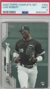 2020 Topps Complete Set Luis Robert #392 PSA 9 Mint Rookie - Picture 1 of 1