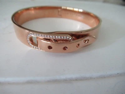 Brazalete Brazalete Michael Kors Paisaje Urbano Herrajes Bisagras Oro Rosa Nuevo con Etiquetas - MKJ6791 Foto 1 de 4