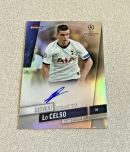 Topps Finest UEFA Champions League 2020 auto #FA-GLS Young Lo Celso - Imagen 1 de 2