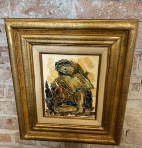 CALVIN WALLER BURNETT ORIGINAL OIL PAINTING NUDES, SIGNED & FRAMED~LISTED ARTIST - Picture 1 of 7