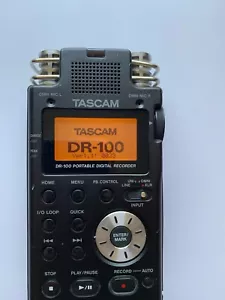 TASCAM DR-100 Professional Portable Digital Audio Recorder, Remote & Pouch - Picture 1 of 6