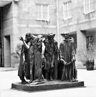 SUISSE c. 1953 - Sculpture Rodin Les Bourgeois de Calais - N&#233;gatif 6 x 6 - Sui 8