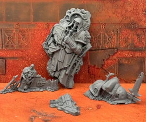 4x SECTOR IMPERIALIS RUINAS Scatter Terrain Scenery Warhammer 40K - Imagen 1 de 2