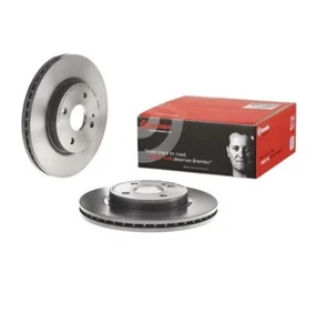 2x BREMBO 09.A968.11 Brake Disc Front Internally Vented Braking For Mazda Mazda2 - Picture 1 of 2