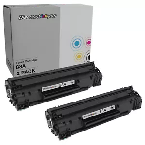 2PK 83A CF283A For HP Black Toner Cartridge LaserJet Pro M127fn M127fw M125nw - Picture 1 of 7