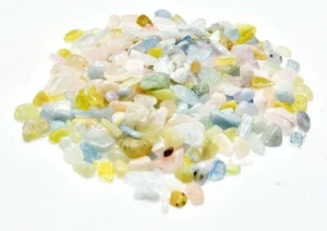 Morganite Beryl tumbled chips 5-8mm 1 oz - Picture 1 of 1