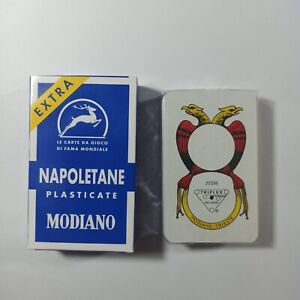 Carte Napoletane  Modiano EXTRA 97/31 in TRIPLEX VECCHIA PRODUZIONE, INTROVABILI