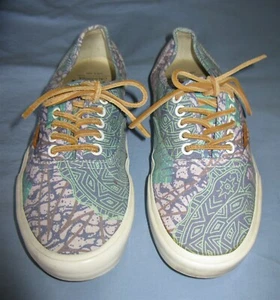 Vans California Cali Tribe Canvas Sneakers Shoes Purple Green 8.5 M10 Women VGUC - Picture 1 of 12
