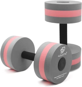 Aquatic Dumbells, 2PCS Water Aerobic Exercise Foam Dumbbell Pool Resistance,Wate - Picture 1 of 12