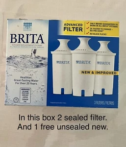 New BRITA (4) Pitcher & (2) Bottle Replacement Filters, see photos & description - Picture 1 of 9