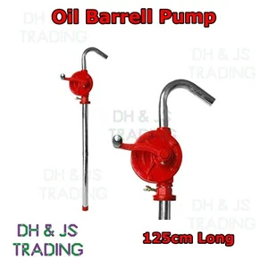 125cm Oil Barrel Pump Rotary Hand Action Fuel Diesel Water Transfer Gallon Drum - Picture 1 of 1