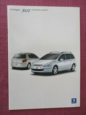 PEUGEOT 307 HATCHBACK & ESTATE SALES BROCHURE (TOYO 139) - Image 1 of 2