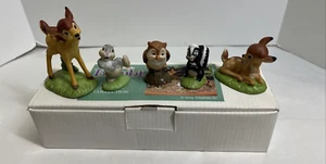 Walt Disney Kato Kogei Bambi Garden Figure 5 Piece Collection - Picture 1 of 24