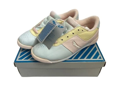 Zapatillas deportivas vintage Bass Air colorblock pastel zapato mujer talla 7 deadstock nuevas en caja años 80 Foto 1 de 4