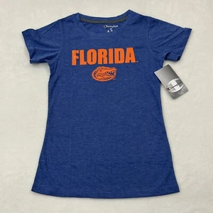 Florida Gators NCAA Football Blue Champion Short Sleeve Shirt Youth Kids M 7/8 - Picture 1 of 8