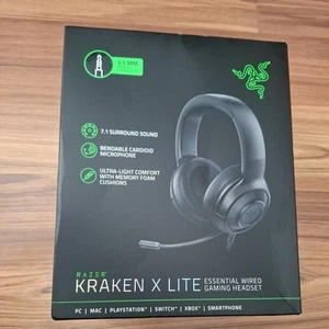 Casque gaming Razer Kraken X Lite 7.1 son surround noir 3,5 mm - Photo 1/4